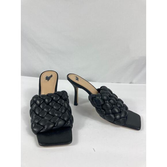 Marc Fisher Dakina Square Toe Slide Black Size 11 - Picture 2 of 6